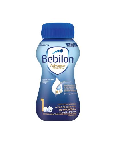 Bebilon 1 Advance Pronutra, mleko początkowe w płynie, od urodzenia, 200 ml
